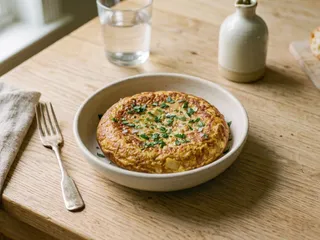 Tortilla doblada con queso